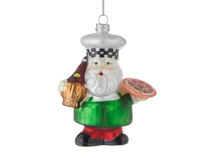 Baumanhänger Italian Santa 5 x 12 x 10cm Grün/Grün
