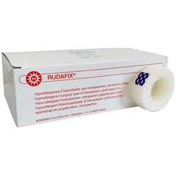 Noba Rudafix Fixierpflaster, gerollt, ohne Seitenscheiben 1,25 cm x 9,14 m / 24 Pack x 24 Rollen (= 576 R.)
