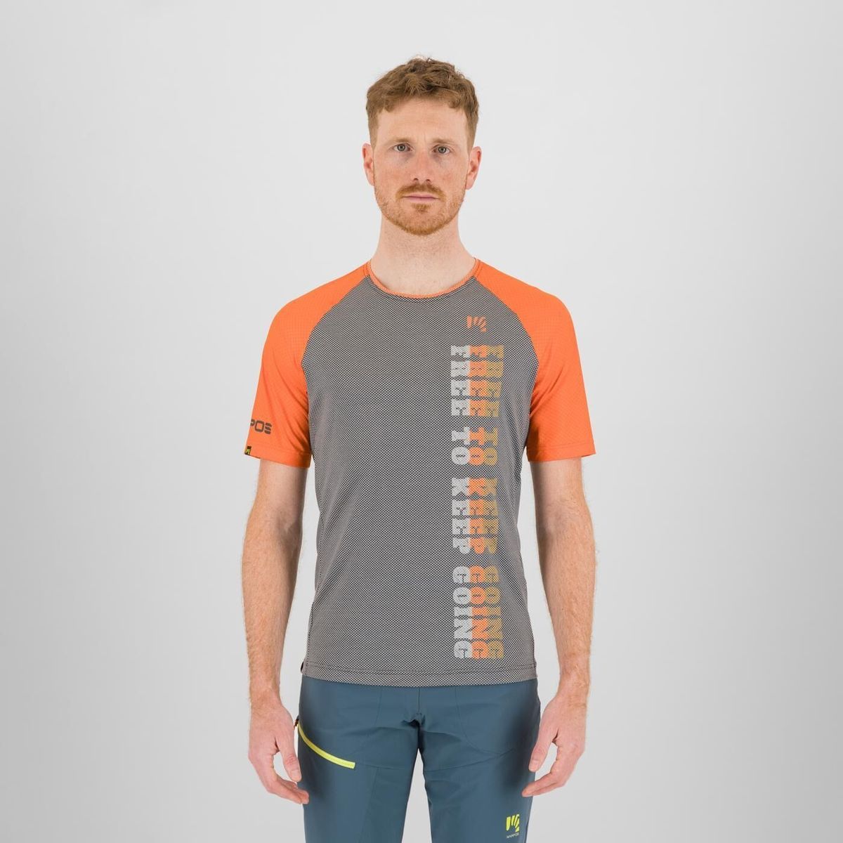Karpos Moved EVO Jersey woodl.gray/orange (091) L 2531071-091-L