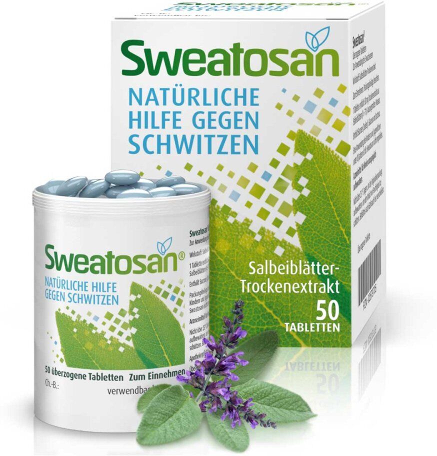 SWEATOSAN pflanzliches Arzneimittel gegen starkes Schwitzen