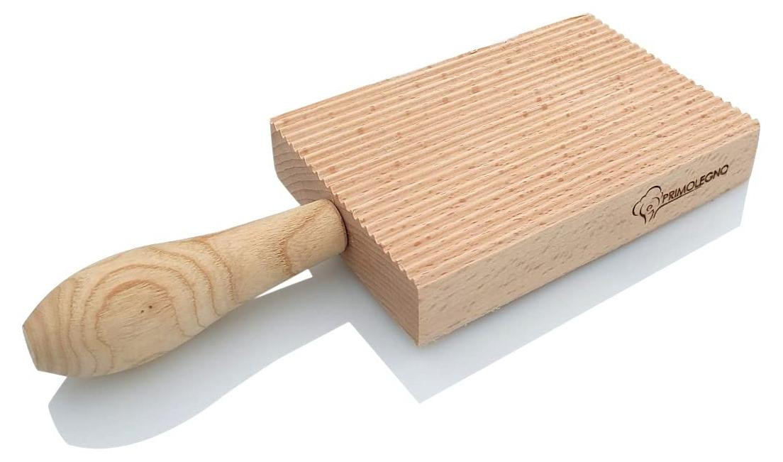 Dripio Snijplank van massief beukenhout met handvat, 125 x 65 mm