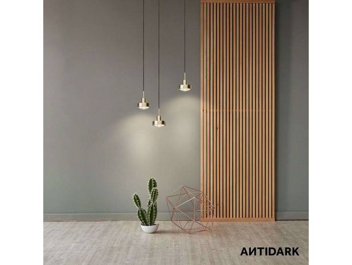 Vip 3 Pendelleuchte Schwarz - Antidark - Wohnzimmer - Aluminium