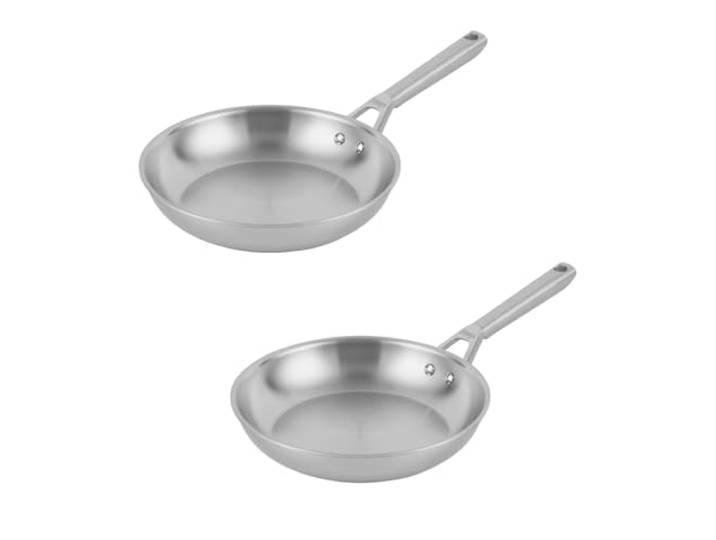 Ninja EverClad 2-teiliges Edelstahl-Pfannen-Set, induktionsgeeignet Für alle Herdarten, ofenfest bis 300 °C, durchgehender Induktionsboden - C92000EUI