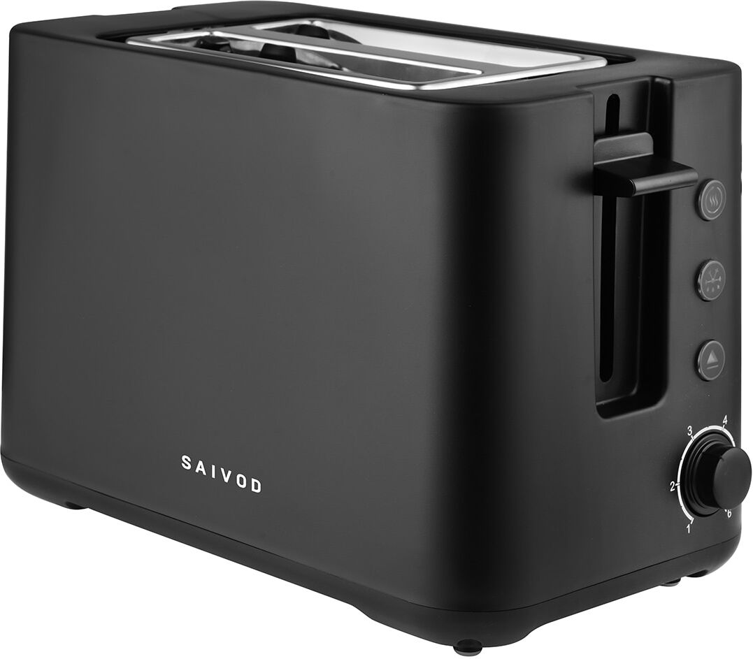 Saivod Tostador TDC-126 800W con 2 ranuras. Negro