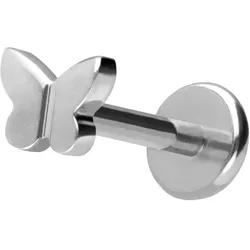 Titan Labret mit Push Fit SCHMETTERLING