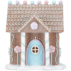 Gingerbread Lebkuchenhaus LED braun