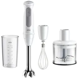 Braun MultiQuick 5 MQ50236, Stabmixer, Weiss, Grau