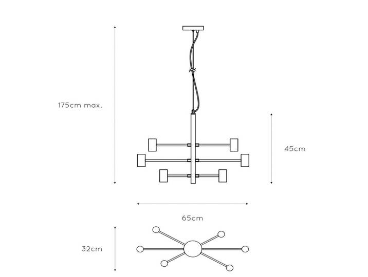 Lucide Hängeleuchte Leanne, dimmbar, schwarz, für Wohn- / Esszimmer, Metall, Modern