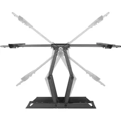 Gembird Full-motion TV Wall Mount WM-80ST-02 37-80 ", Maximum weight (capacity) 60 kg, Black (Wand, 60 kg, 37" - 80"), TV Wandhalterung, Schwarz