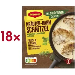 Maggi 18er-Pack Fix-Tütchen »Kräuter-Rahm Schnitzel«