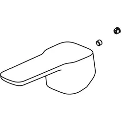 KWC Hebel kpl MONTA, chromeline 538250