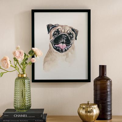 Pug Dog Wall Art - Grandin Road