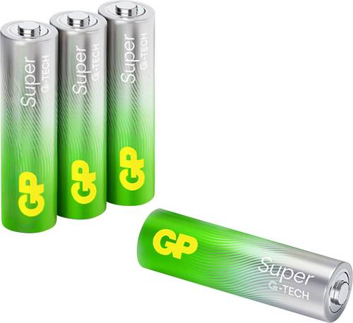 GP Super Mignon (AA)-Batterie Alkali-Mangan 1.5V 4St.