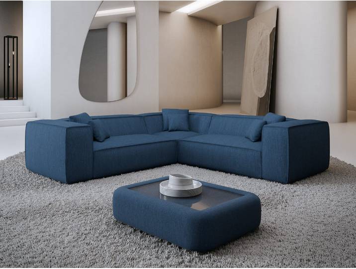 Stoff Ecksofa Liranda L-Form