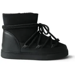 Inuikii für Damen. 1001.003.0122 Lederstiefel Classic schwarz (38), Wohnung, Schnürsenkel, Lässig