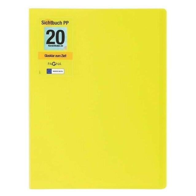 Pagna School Sichtbuch DIN A4, 20 Hüllen lindgrün (A4, 1x) (21012-17)