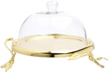 "Alice Pazkus 10.5""D Gold Cake Dome"