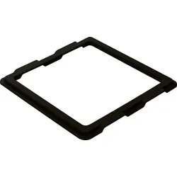 MPK Adapterrahmen für Dachhauben Ducato, Boxer, Jumper schwarz 280 × 280 mm