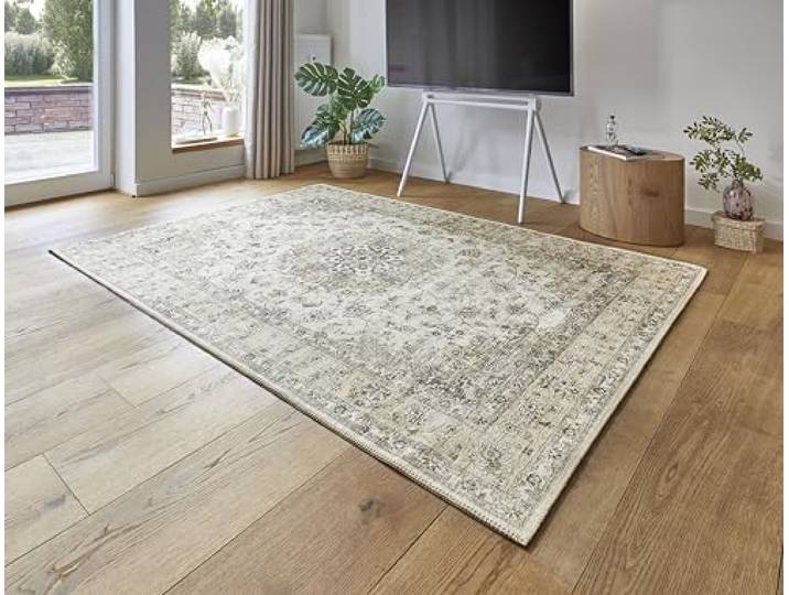 -LUXOR- living Teppich Prima, Creme 200 x 290 cm