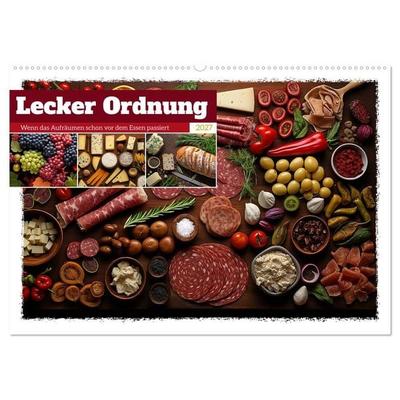 Lecker Ordnung (Wandkalender 2027 DIN A2 quer), CALVENDO Monatskalender
