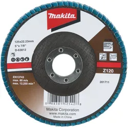 Makita Fächerschleifscheibe 125 mm Z120 - D-63812
