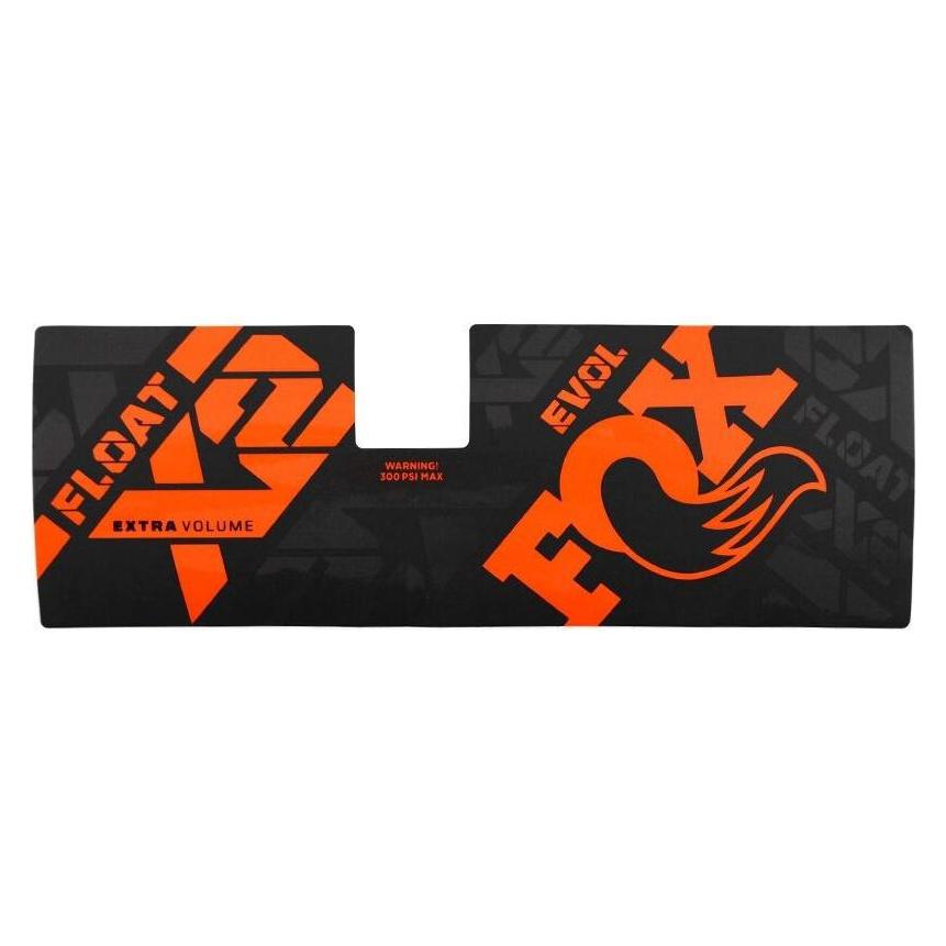 Fox Decal: 2021 FLOAT X2, XV Sleeve, OE Orange, Long SH (024-13-030)