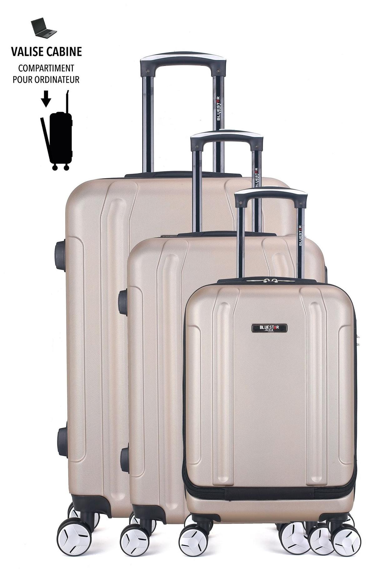 BLUESTAR - 3er-Set BALTIMORE-Koffer, 75 cm, 4 Rollen
