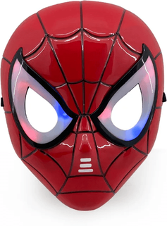 Inspire Essentials Superhero LED Cosplay Mask For Kids And Adults Costume Parties spider man
