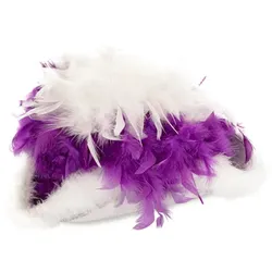 Garde-Dreispitz, violett/weiß