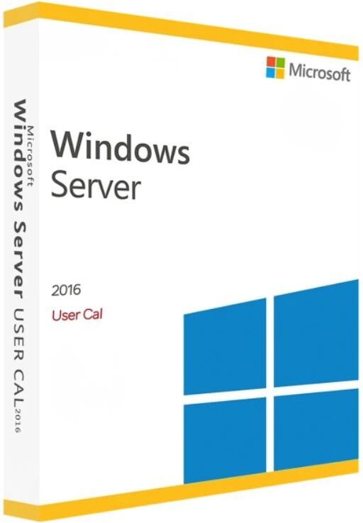 Microsoft Windows Server 2016 CAL User Licence Windows Server 2016 autorisant l'accès au serveur à une seule personne, idéal pour une personne