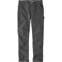 Carhartt Duck Double-Front, Textilhose - Dunkelgrau - W30/L34