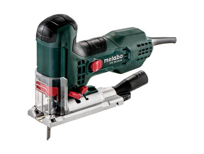 Stichsäge METABO STE 100 Quick , grün, B:76mm H:180mm L:31mm, Sägemaschinen, Stichsäge