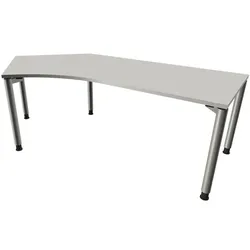 fm Büromöbel Winkelschreibtisch »Fastline« links grau, 220x82x80 cm