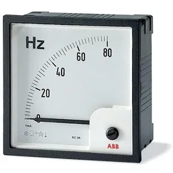 ABB FRZ-90/96 Frequenzmeter analog Direktmessung, Wechselstrom, 96mm 2CSG813310R4001 FRZ9096