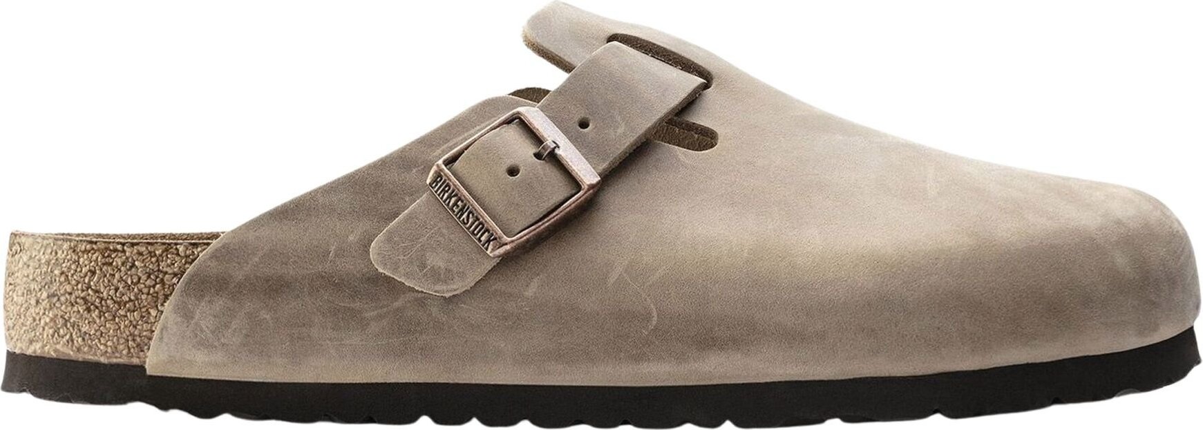 Birkenstock Boston Tobacco Brown Normaal Voetbed - Slipper - 1018147
