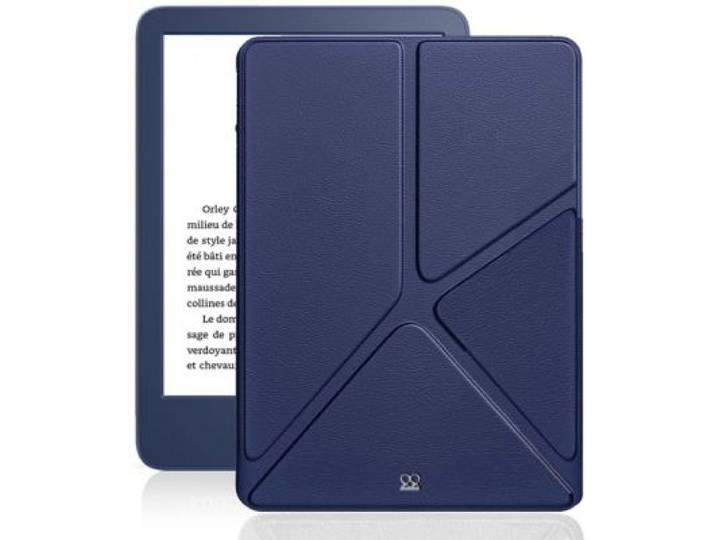Ibroz - Etui Origami Kindle 11thgen Bleu