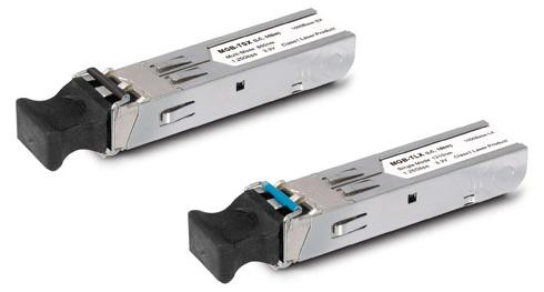 Planet Technology Corp. MGB-TSX PLANET Mini GBIC SX Module met DDM, 550m, -40 tot 75°C
