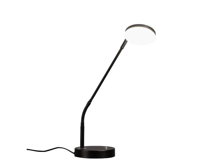 FISCHER & HONSEL LED Tischlampe Sorento, dimmbar, schwarz, für Wohn- / Esszimmer, Metall, Modern