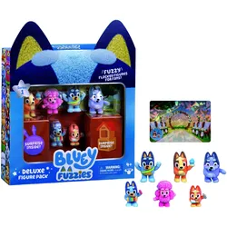 Moose BLUEY Fuzzies figurines 8-pack