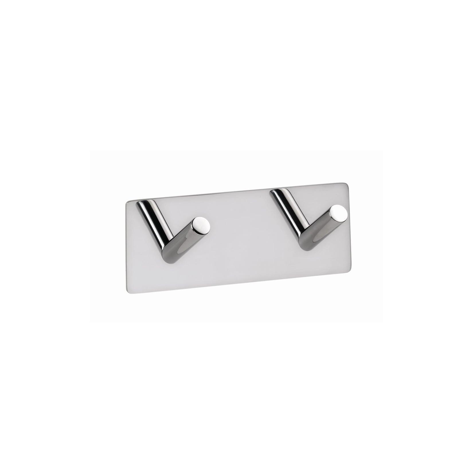 Brillantbad BEASY Kleiderhaken Edelstahl poliert 38x115x45 mm für Bad & Küche >> zum Kleben