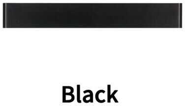 Uplift Treasures Modern Dimmable LED Wall Lamp black 51cm 24w rc Dimmable With Rc