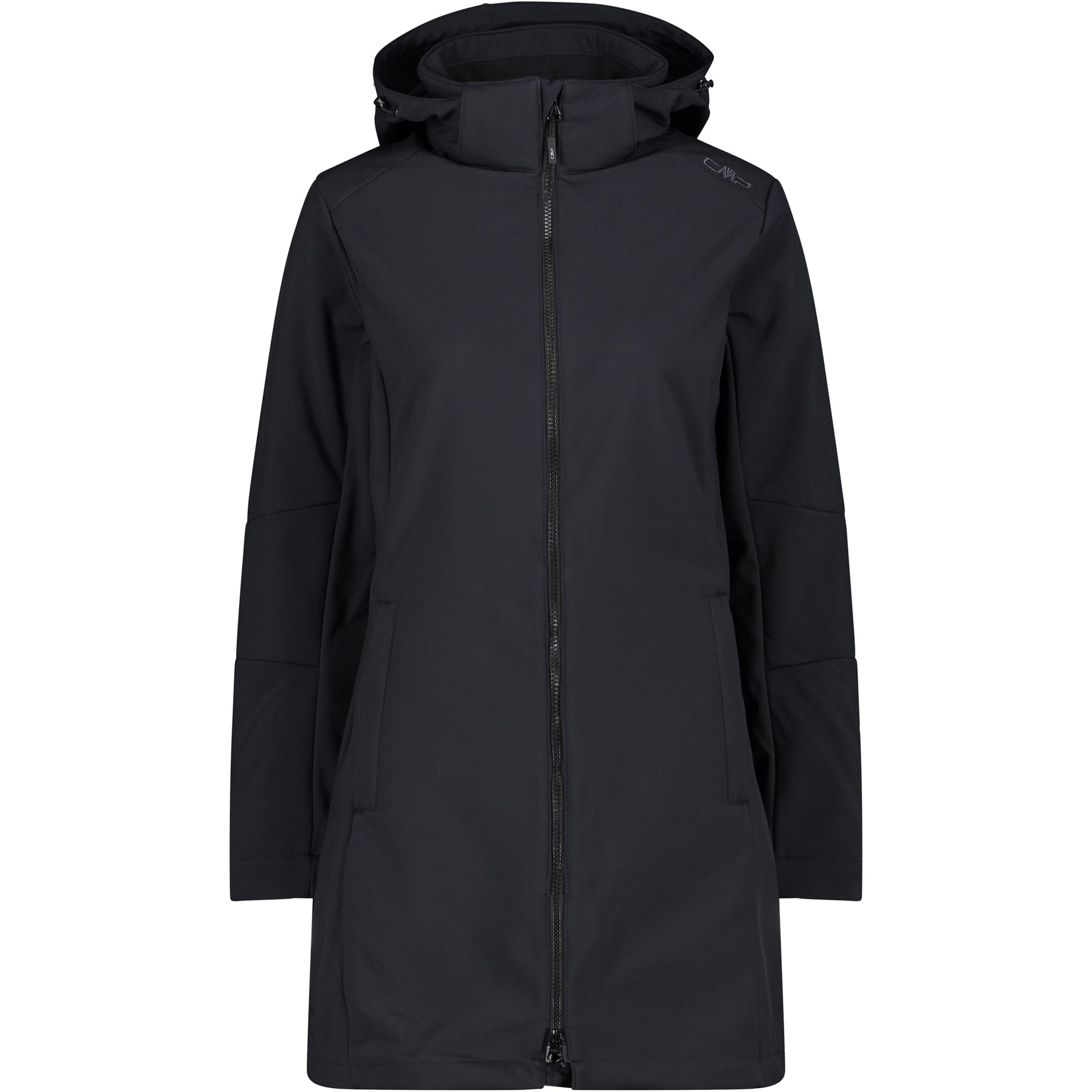 CMP Softshell Parka Damen Parkas & Mäntel schwarz Größe L Lifestyle Elastisch Wasserabweisend