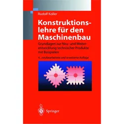 Konstruktionslehre für den Maschinenbau, Fachbücher von Rudolf Koller