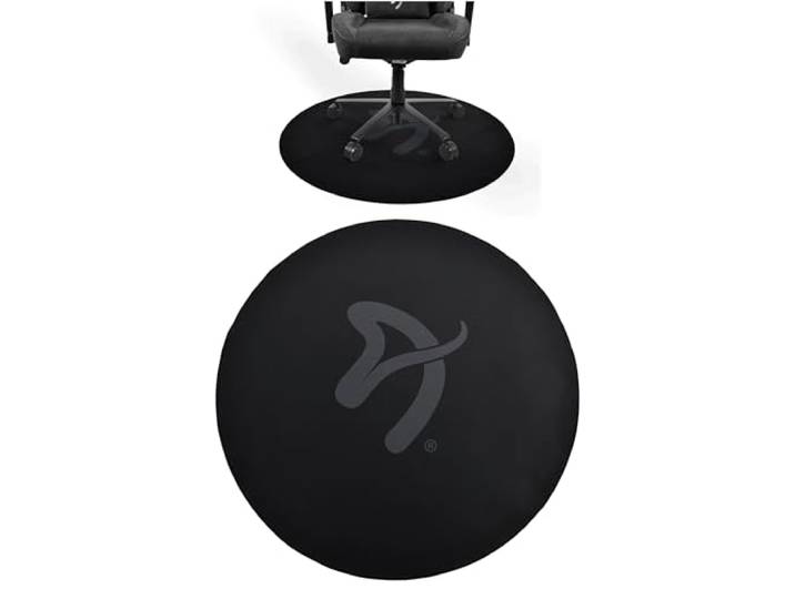 Arozzi Zona Floor Pad, Protects Floor from Office/Gaming Chairs, Noise dampening Surface - Black/Grey