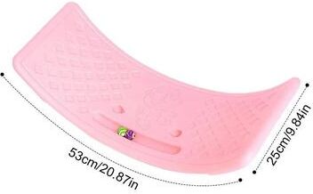 Uplifted Finds Twisting Balance Board For Kids With Multifunctional Seesaw Design pink