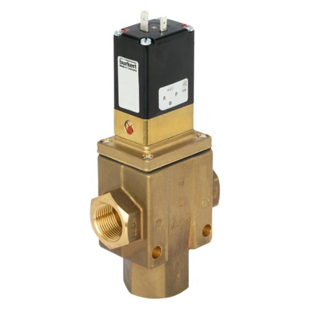 Bürkert 3/2-Wege-Magnetventil, Servokolben (Gehäuse) (361858)