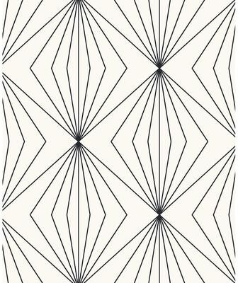 Seabrook Designs Diamond Vector Non-Woven Unpasted Wallpaper