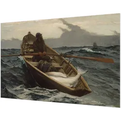 FOTOTAPETE 104x70 cm - Fischer auf See