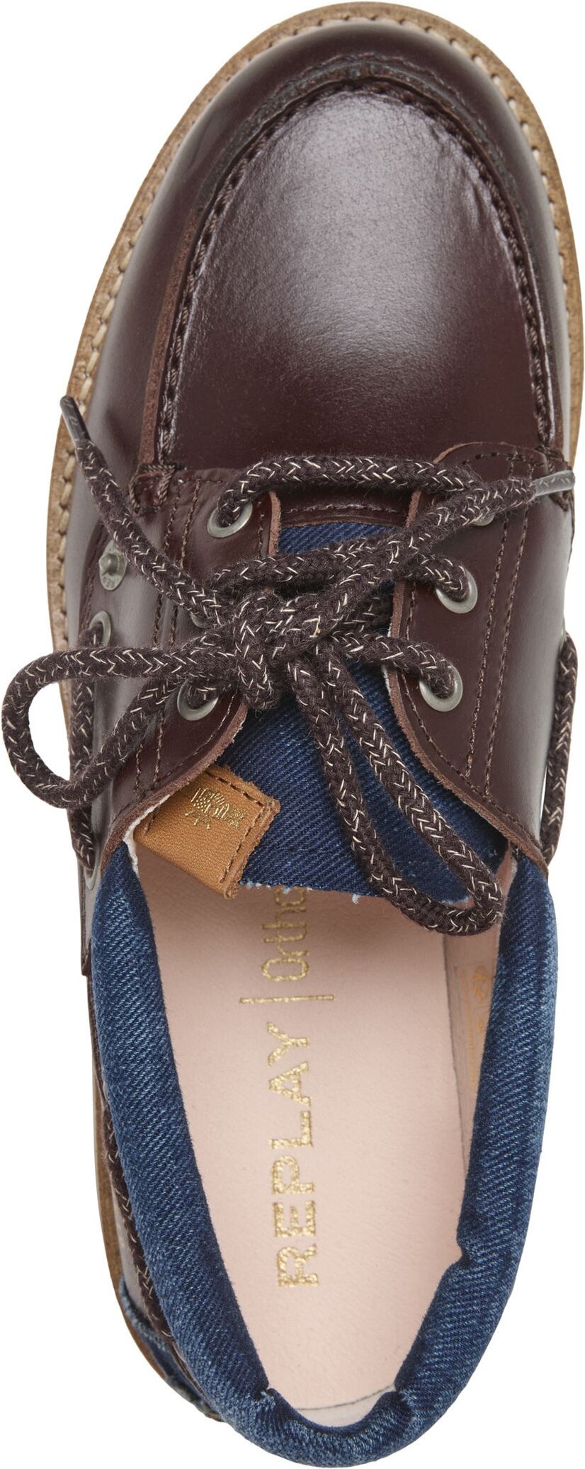 Loafer REPLAY "Replay DESERT", Damen, Gr. 41, braun, Leder, Schuhe Loafer