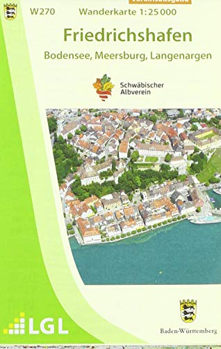 Schwäbischer Albverein e.V. - Friedrichshafen - Bodensee, Meersburg, Langenargen: Wanderkarte 1:25.000 (Karte des Schwäbischen Albvereins) - Preis vom 09.10.2026 07:28:09 h
